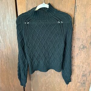 American Eagle Outfitters Dark Knit Turtleneck Sweater